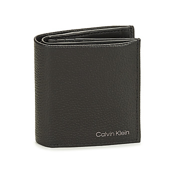 Sacs Homme Portefeuilles Calvin Klein Jeans WARMTH TRIFOLD 6CC W/COIN Noir