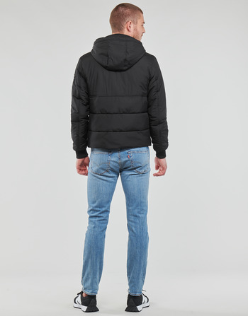 Calvin Klein Jeans HOODED HARRINGTON JACKET Noir