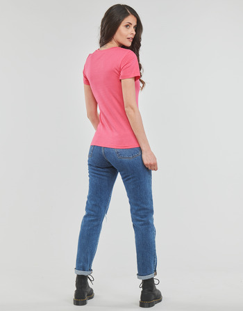 Calvin Klein Jeans 2-PACK MONOGRAM SLIM TEE X2 Blanc / Rose