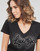 Vêtements Femme T-shirts manches courtes Liu Jo T SHIRT MODA Noir