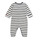 Vêtements Enfant Pyjamas / Chemises de nuit Petit Bateau A06P501 Blanc / Marine