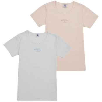 Vêtements Fille T-shirts manches courtes Petit Bateau A07A900 X3 Multicolore