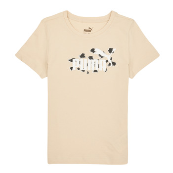 Vêtements Fille T-shirts manches courtes Puma ESS ANIMAL TEE Beige