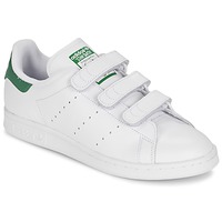 Chaussures Baskets basses adidas Originals STAN SMITH CF Blanc / vert