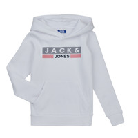 Vêtements Garçon Sweats Jack & Jones JJECORP LOGO SWEAT Blanc