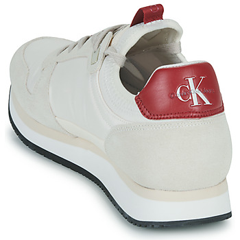 Calvin Klein Jeans RUNNER SOCK LACEUP NY-LTH Blanc / Rouge