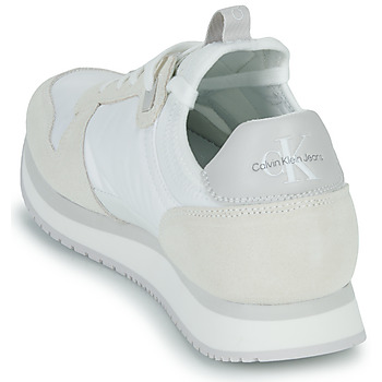 Calvin Klein Jeans RUNNER SOCK LACEUP NY-LTH Blanc