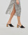 Vêtements Femme Robes longues Superdry VINTAGE MIDI HALTER SLIP DRESS Noir / Blanc
