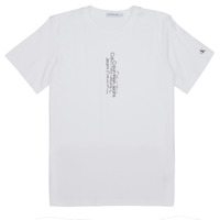 Vêtements Enfant T-shirts manches courtes Calvin Klein Jeans SMALL REPEAT INST. LOGO T-SHIRT Blanc