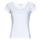 Vêtements Femme T-shirts manches courtes Guess ES SS KARLEE JEWEL BTN HENLEY Blanc