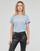 Vêtements Femme T-shirts manches courtes Guess ES SS GUESS 1981 ROLL CUFF TEE Bleu