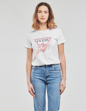 Guess SS CN ICON TEE Blanc