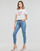 Vêtements Femme T-shirts manches courtes Guess SS CN ICON TEE Blanc