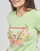 Vêtements Femme T-shirts manches courtes Guess SS CN TRIANGLE FLOWERS TEE Vert