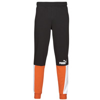 Vêtements Homme Pantalons de survêtement Puma ESS+ BlOCK SWEATPANT TR Noir / Orange