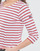 Vêtements Femme T-shirts manches longues Armor Lux MARINIERE ARMOR Blanc / Rouge
