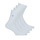 Accessoires Femme Chaussettes de sport Tommy Hilfiger SOCK X4 Blanc
