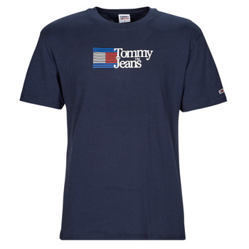 Vêtements Homme T-shirts manches courtes Tommy Jeans TJM CLSC RWB CHEST LOGO TEE Marine