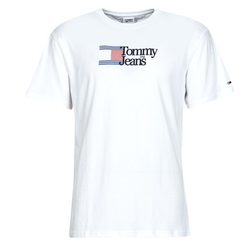 Vêtements Homme T-shirts manches courtes Tommy Jeans TJM CLSC RWB CHEST LOGO TEE Blanc
