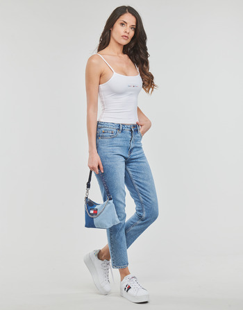 Tommy Jeans TJW BBY COLOR LINEAR STRAP TOP Blanc