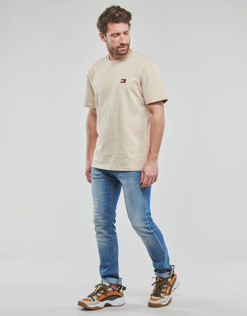 Tommy Jeans TJM CLSC TOMMY XS BADGE TEE Beige