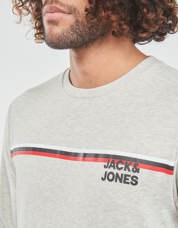 Jack & Jones JJATLAS SWEAT CREW NECK Blanc