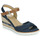 Chaussures Femme Sandales et Nu-pieds Tom Tailor NAMI Marine / Marron 