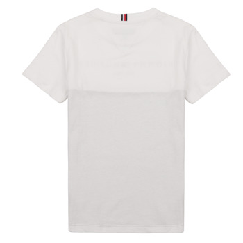Tommy Hilfiger ESSENTIAL COLORBLOCK TEE S/S Blanc / Gris