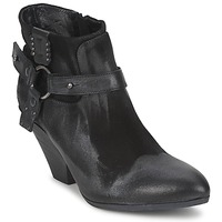 Chaussures Femme Low boots Strategia SANGLA Noir / Argent