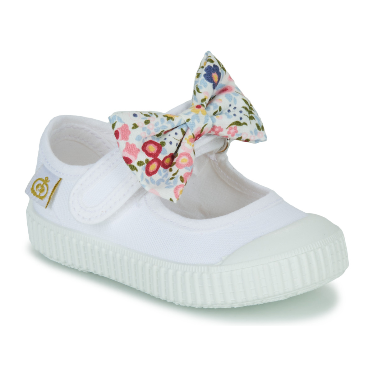 Chaussures Fille Ballerines / babies Citrouille et Compagnie OZIMINI Blanc / Multicolore