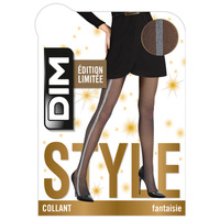 Sous-vêtements Femme Collants & bas DIM STYLE SMOKING GLITTER 33D Noir / Argent