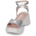 Chaussures Femme Sandales et Nu-pieds Wonders D-9704-GLOW Argenté