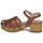 Chaussures Femme Sandales et Nu-pieds Wonders D-9501-WILD Marron