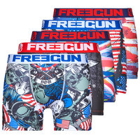 Sous-vêtements Homme Boxers Freegun BOXERS DRAPEAUX X5 Multicolore