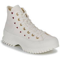 Chaussures Femme Baskets montantes Converse CHUCK TAYLOR ALL STAR LUGGED 2.0 HI Blanc / Rouge
