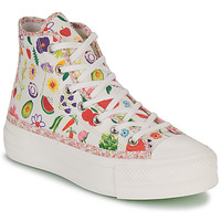 Chaussures Femme Baskets montantes Converse CHUCK TAYLOR ALL STAR LIFT-FESTIVAL- JUICY GREEN GRAPHIC Multicolore