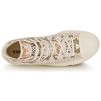 Converse CHUCK TAYLOR ALL STAR  LIFT-ANIMAL ABSTRACT Blanc/Multicolore