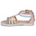 Chaussures Fille Sandales et Nu-pieds Geox J SANDAL KARLY GIRL Rose / Bleu / Mauve