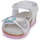 Chaussures Fille Sandales et Nu-pieds Geox J ADRIEL GIRL Blanc / Argenté / Rose