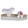 Chaussures Fille Sandales et Nu-pieds Geox J SANDAL COSTAREI GI Blanc / Rouge