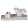 Chaussures Fille Sandales et Nu-pieds Geox J SANDAL COSTAREI GI Blanc / Rouge
