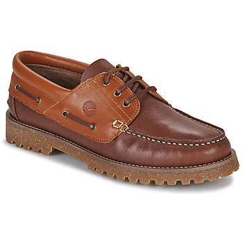 Chaussures Homme Chaussures bateau Casual Attitude AMAKO Marron 