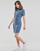 Vêtements Femme Robes courtes Noisy May NMJOY  S/S DRESS MB NOOS Bleu Medium