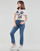 Vêtements Femme T-shirts manches courtes Desigual TS_MICKEY CRASH Blanc / Multicolore