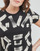 Vêtements Femme T-shirts manches courtes Desigual TS_GLASGOW Noir / Blanc