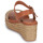 Chaussures Femme Sandales et Nu-pieds Xti 141063 Cognac / Doré