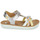 Chaussures Fille Sandales et Nu-pieds Shoo Pom GOA SALOME Rose / Jaune / Blanc