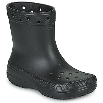 Chaussures Femme Bottes de pluie Crocs CLASSIC RAIN BOOT Noir