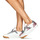 Chaussures Femme Baskets basses Semerdjian TALINE Blanc / Argenté / Rose