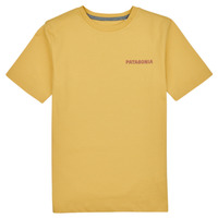 Vêtements Enfant T-shirts manches courtes Patagonia K'S REGENERATIVE ORGANIC CERTIFIED COTTON GRAPHIC T-SHIRT Jaune